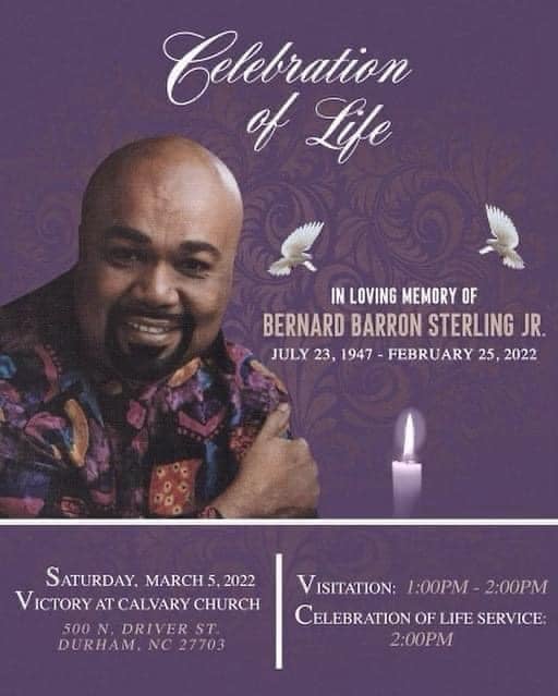 Celebration of Life Announcement Flyer