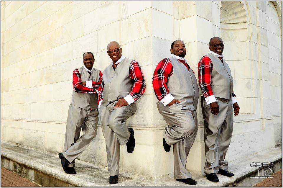 George Dean and the Gospel Four with Carl Anthony (second from right)