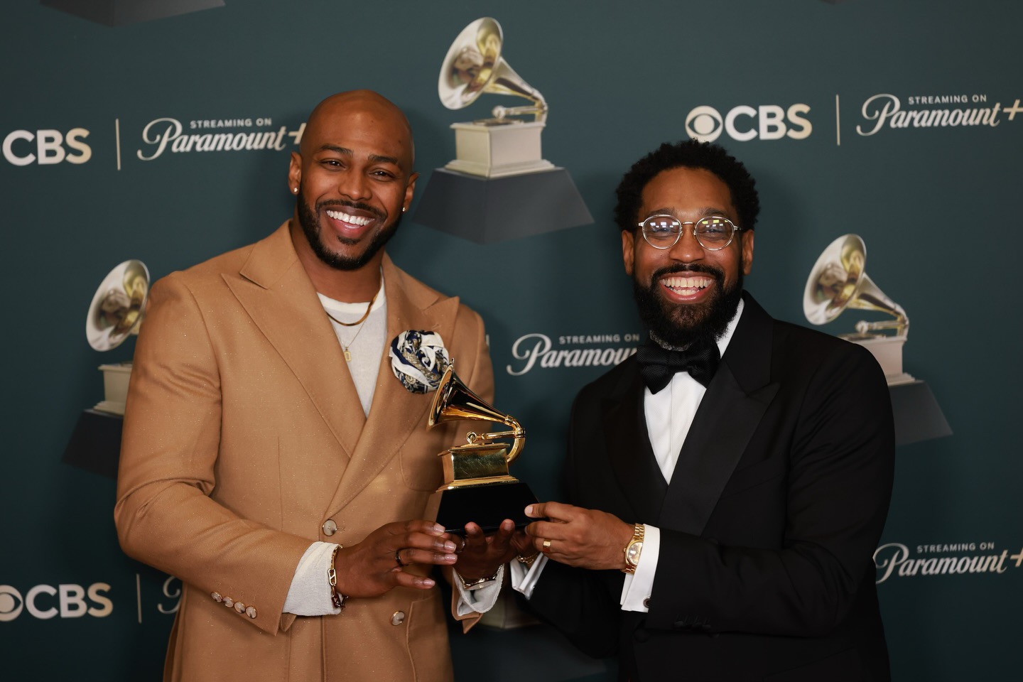 Darrel Walls & PJ Morton at the Grammys