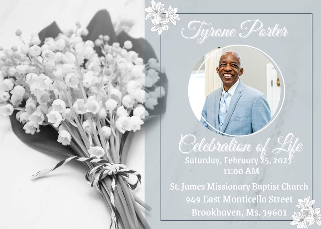 Celebration of Life announcement