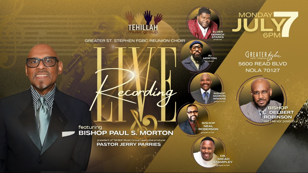 Greater St. Stephen Reunion Choir Live Recording flyer