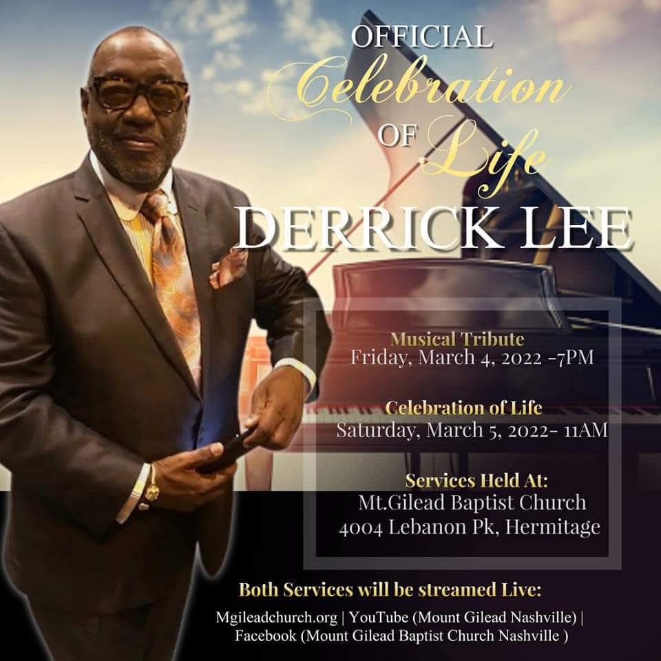 Derrick Lee Arrangements