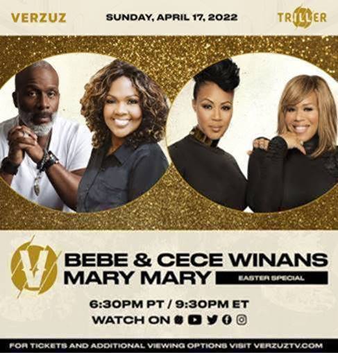 BeBe and CeCe vs. Mary Mary flyer